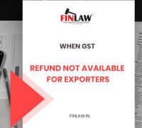 GST, exporters